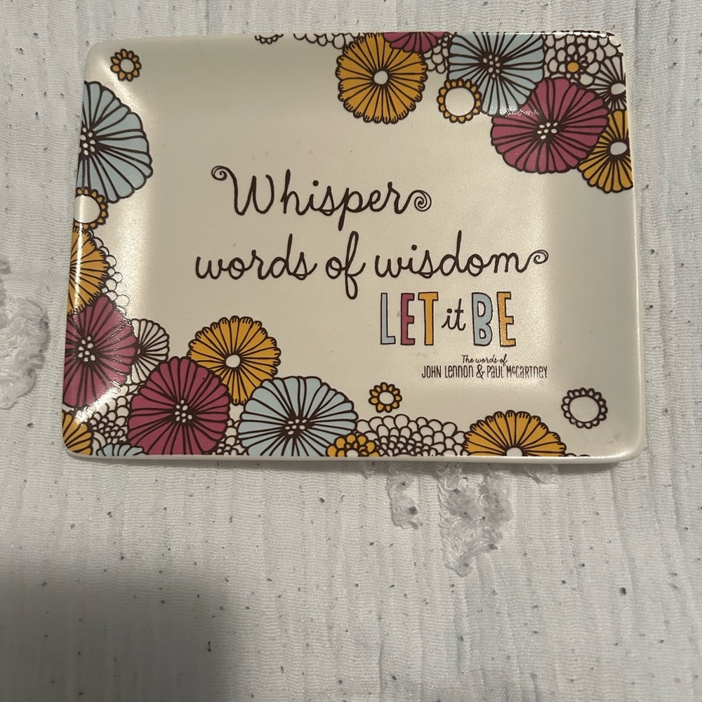 Hallmark Floral Wisdom Tray - Multicolor